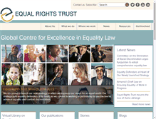 Tablet Screenshot of equalrightstrust.org